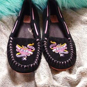 ROXY Pow Wow Leather moccasins